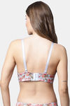 PrettyCat Padded Plunge Wired 3/4th Coverage T-Shirt Bra - Light Blue — thumbnail 2